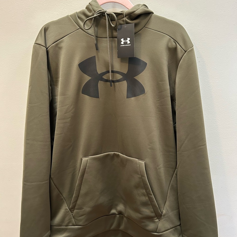 NWT Under Armour Men’s M lightweight Green Fleece Hoodie